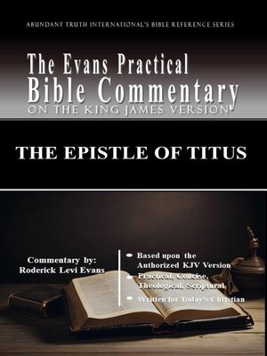 cover image of The Epistle of Titus